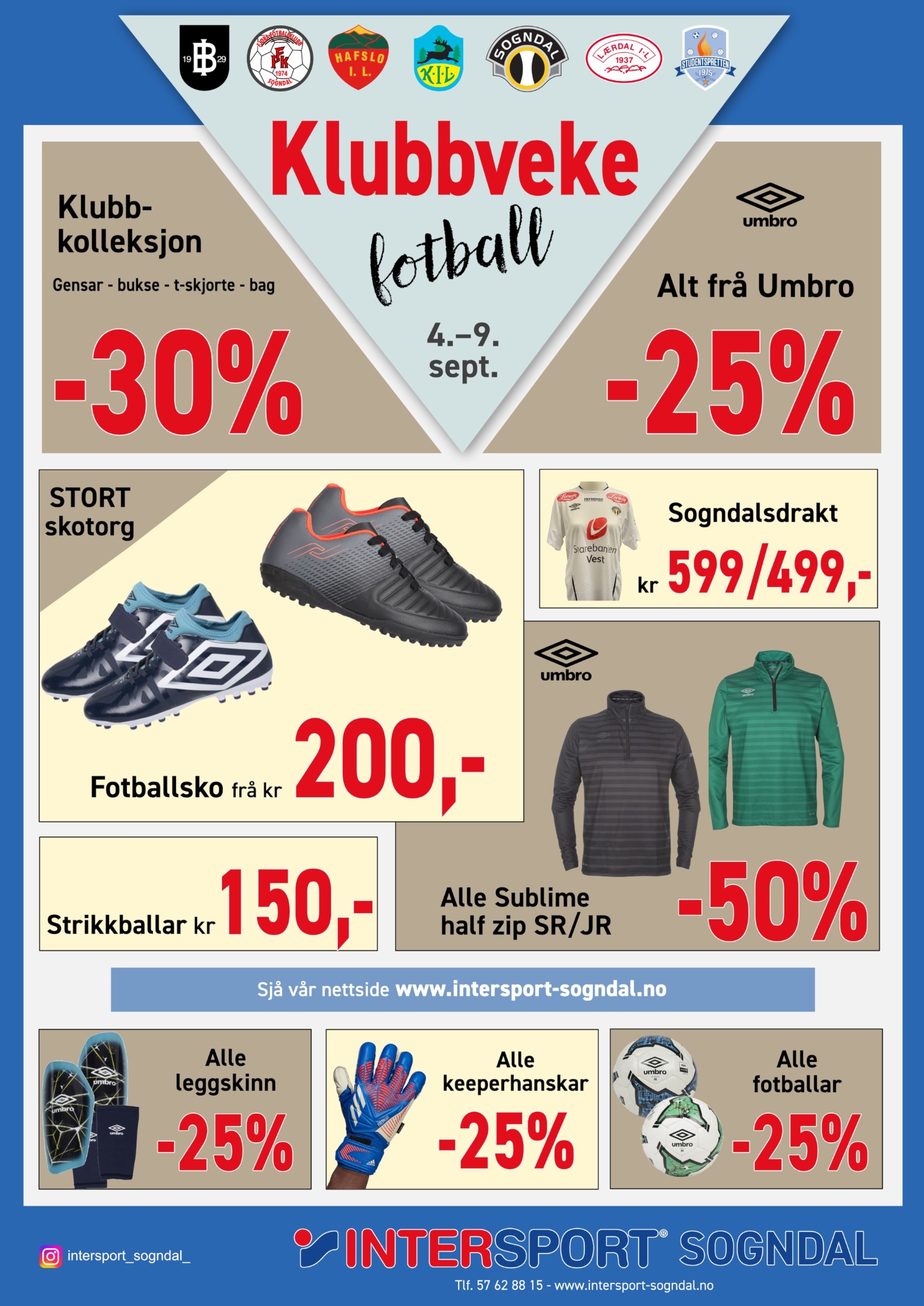 Klubbveke fotball - Intersport Sogndal